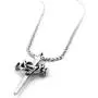 FORGIVEN JEWELRY Nail Cross with Crown of Thorns Necklace On Chain FORGIVEN JEWELRY Nail Cross with Crown of Thorns Necklace On Chain