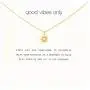 GUGELIVES Friendship Sun God Light Clavicle Necklace with Blessing Card,Small Dainty Gold Pendant Necklace for Women Gift Card