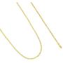 Nuragold 10k Yellow Gold 2mm Diamond Cut Rope Chain Pendant Necklace, Womens Mens Jewelry Lobster Lock 16'' 18'' 20'' 22'' 24''