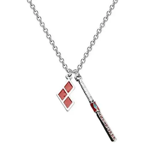 CENWA Good Night Baseball Bat Joker Pendant Suicide Squad Goals Charm DC Comics Fans Gift CENWA Good Night Baseball Bat Joker Pendant Suicide Squad Goals Charm DC Comics Fans Gift
