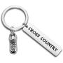 SEIRAA Sole Sister Keychain Running Jewelry Runners Gift Run Shoe Charm Key Chain Inspirational Runner Marathon Gift