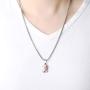 TLIWWF Inspiration Baseball Jersey Number Necklace Stainless Steel Charms Number Pendant for Boys Men