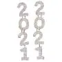 Letters 2021 Long Drop Earrings Bling Iced Out Crystal Letter Earings Personality 2021 Rhinestone Dangle Earrings for Women Girl Wedding Jewelry