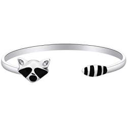 Zuo Bao Raccoon Bracelet Raccoon Lover Gift Just A Girl Who Loves Raccoon Jewelry Gift for Animal Protector Lover