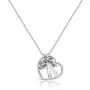 Zuo Bao Giraffe Lover Gift Amethyst Tree of Life Pendant Neckalce with Giraffe Charm Healing Jewelry Gift for Family