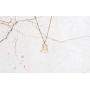 La Menagerie Fox Gold Origami Jewelry - Gold Geometric Chain Necklace – 18 Karat Plated Gold Necklace for Women & Girls – Stylish Fox Pendant Necklace