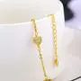 LVYE Small Tennis Bracelets Link Bracelets CZ Jewelry Sterling Silver and Gold Plated Bracelet Oval and Heart for Women and Girls