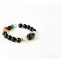Feng Shui Obsidian Five-element Wealth Porsperity 10mm Bracelet , Attract Wealth and Good Luck, Deluxe Gift Box Included