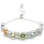 YoTreasure Chakra Stone Solid 925 Sterling Silver Link Chain Bracelet 8'' YoTreasure Chakra Stone Solid 925 Sterling Silver Link Chain Bracelet 8''