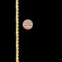 Lifetime Jewelry 5mm Rope Chain Necklace 24k Real Gold Plated for Men Women Teen