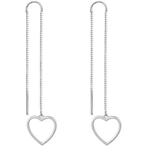 S925 Sterling Silver Threader Drop Earrings