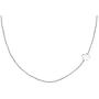 VENSERI S925 Sterling Silver Jewelry Four Leaf Clover Necklace Lucky Necklace for Women Sideways Necklace Birthday Gift
