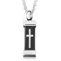 JewelryHouse Urn Necklace of Ashes Cross Cremation Memorial Keepsake Stainless Steel Pendant Neckalce