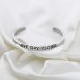 WUSUANED Deployment Gift One Day Closer Cuff Bracelet Long Distance Jewelry Gift for Boyfriend Husband Best Friend