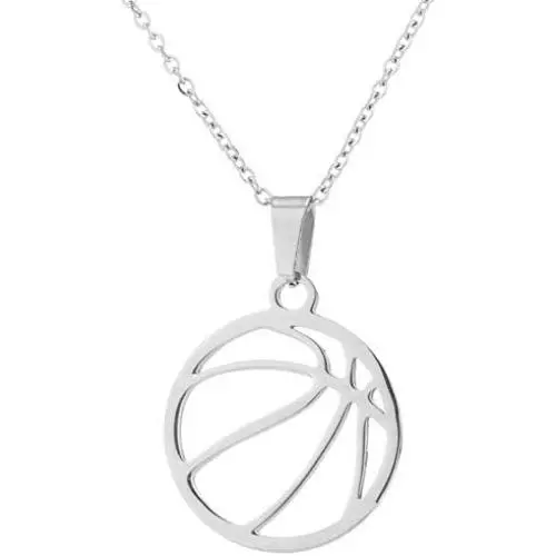 Stainless Steel Gold Plated Volleyball Pendant Necklace for Sport Necklace Stainless Steel Gold Plated Volleyball Pendant Necklace for Sport Necklace