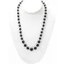 ISAAC WESTMAN 8-12MM Graduated Polished Black Onyx Beaded Necklace | 925 Sterling Silver Beads ISAAC WESTMAN 8-12MM Graduated Polished Black Onyx Beaded Necklace | 925 Sterling Silver Beads