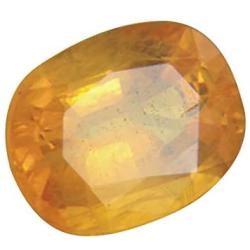 Tejvij And Sons Pukhraj Original Certified Yellow Sapphire Gemstone