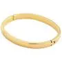 Edforce Stainless Steel Womens 18k Gold Plated Stackable Bangle Bracelet Hinged Oval-Shape Slip-On, (58mm x 49mm) Edforce Stainless Steel Womens 18k Gold Plated Stackable Bangle Bracelet Hinged Oval-Shape Slip-On, (58mm x 49mm)