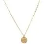 StyledU Dainty Lotus Necklace 14k Gold Filled Lotus Flower Necklace Encouragement Gifts for New beginnings Graduation Yoga lover for Women Girls, 16” Chain