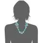 Gem Stone King 24 Inch Simulated Turquoise Color and White Cultured Freshwater Pearl Necklace with Toggle Hook Gem Stone King 24 Inch Simulated Turquoise Color and White Cultured Freshwater Pearl Necklace with Toggle Hook