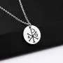 BEKECH Ancient Christian Symbol Jewelry Chi Rho Alpha Omega Symbol Pendant Christogram Necklace Religious Medal Gift for Christian Culture Lovers BEKECH Ancient Christian Symbol Jewelry Chi Rho Alpha Omega Symbol Pendant Christogram Necklace Religious Medal Gift for Christian Culture Lovers