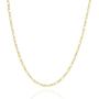 Jewelry Atelier Gold Chain Necklace Collection - 14K Solid Yellow Gold Filled Figaro Chain Necklaces for Women and Men with Different Sizes (2.8mm, 3.7mm, 4.7mm, 5.6mm)