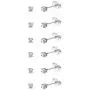 Sllaiss 6 Pairs 925 Sterling Silver Tiny CZ Stud Earrings for Women Men Round Cut CZ Earrings Set Hypoallergenic Cartilage Cubic Zirconia Piercing Jewelry Sllaiss 6 Pairs 925 Sterling Silver Tiny CZ Stud Earrings for Women Men Round Cut CZ Earrings Set Hypoallergenic Cartilage Cubic Zirconia Piercing Jewelry