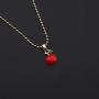 CENWA Tiny Red Apple Necklace Teacher Appreciation Gift Teacher Jewelry Teacher Gift Teachers Day Gift Teacher Retirement Gift