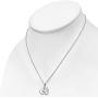 925 Sterling Silver Om Aum Ohm Yoga Pendant Necklace