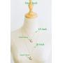 ONDAISY Black Cz Gypsy Planet Half Crescent Sailor Luna Moon Pendant Charm Chain Necklace