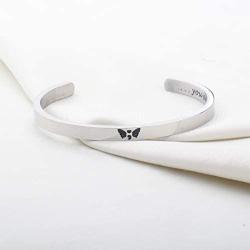 UJIMS Inspirational Quote Gift Mental Health Awareness Bracelet You are Enough Semicolon Encouragement Jewelry for Depression Suicide Prevention