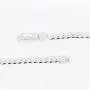 Pori Jewelers 925 Sterling Silver Cuban/Curb Pave Chain Necklace - Made in Italy - 3mm - 12mm Pori Jewelers 925 Sterling Silver Cuban/Curb Pave Chain Necklace - Made in Italy - 3mm - 12mm