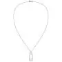 AeraVida Trendy Rectangle Hammered Tribal .925 Sterling Silver Pendant Necklace AeraVida Trendy Rectangle Hammered Tribal .925 Sterling Silver Pendant Necklace