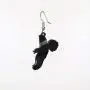 Gothic Black Raven Black Crow Dangle Earrings Gothic Black Raven Black Crow Dangle Earrings