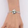 BAUNA Panda Gifts Cute Animal Panda Bear Jewelry Sometimes I Just Want to Be a Panda So I Could Eat and Sleep all Day and Still be Cute Funny Keychain Gifts (panda bracelet)