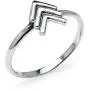 925 Sterling Silver Arrow Triple Chevron V-Shape Ring for Women Teen Girls | Sizes 5-10