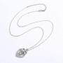 Waysles Sunflower Love Heart Pendant Necklace Jewelry Engraved You Are My Sunshine Sterling Silver Sunflower Bee Cubic Zirconia Jewelry Gifts for Women Daughter Wife
