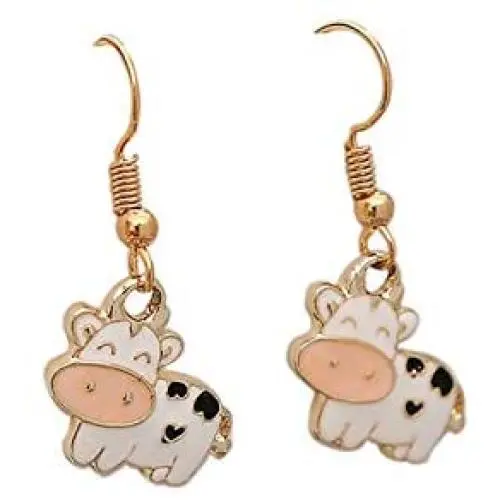 New 2021 Zodiac Cow Farm Pet Dangle Hook Earrings Cute Golden Cow Animal Drop Earrings for Women Girls Teens Birthday Friendship Party Accessories Jewelry Gift New 2021 Zodiac Cow Farm Pet Dangle Hook Earrings Cute Golden Cow Animal Drop Earrings for Women Girls Teens Birthday Friendship Party Accessories Jewelry Gift