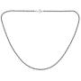 Bali Balinese Indonesian Black Oxidized 925 Sterling Silver Rope Twist Chain Necklace For Women For Men 16 18 20 24 Inch