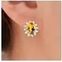 RYLOS Jewelry For Women Yellow Gold Plated Silver Birthstone Jewelry Ring, Earring & Pendant Necklace Gemstone & Genuine Diamonds 6X4MM Birthstone Womens Jewelry Matching Friendship Sizes 5-10 RYLOS Jewelry For Women Yellow Gold Plated Silver Birthstone Jewelry Ring, Earring & Pendant Necklace Gemstone & Genuine Diamonds 6X4MM Birthstone Womens Jewelry Matching Friendship Sizes 5-10