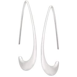 Silpada Silhouette Tapered Wire Open Drop Earrings in Sterling Silver