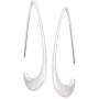Silpada Silhouette Tapered Wire Open Drop Earrings in Sterling Silver