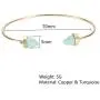 Chrontier Women Girls Boho Style Inspirational Bracelet Set Quote Engraved Multi-Layer Stackable Open Cuff Bangle Bracelets Friend Sister Gift Birthday Gold Plated Love Knot Triangle