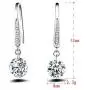 YAZILIND Drop Dangle Earrings Silver Cubic Zirconia Sparkling Women Hook Earrings Elegant Vintage Shinning Statement Party Jewelry YAZILIND Drop Dangle Earrings Silver Cubic Zirconia Sparkling Women Hook Earrings Elegant Vintage Shinning Statement Party Jewelry