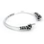 HAN CHOLO Arrow Bangle Bracelet Silver Adjustable One Size