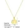 2Pcs Pumpkin Pendant Necklace Earring Set For Women Thanksgiving Halloween Jewelry… 2Pcs Pumpkin Pendant Necklace Earring Set For Women Thanksgiving Halloween Jewelry…