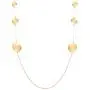 Long Gold Earrings - Drop Earrings Vintage One-piece Earrings and Necklace, Long Conjoined Halter Dangle Earrings for Women and Girls