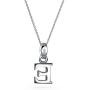 Abc Capital Block Letter Alphabet A-Z Initial Pendant Necklace For Teen For Women 925 Sterling Silver