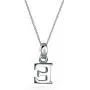 Abc Capital Block Letter Alphabet A-Z Initial Pendant Necklace For Teen For Women 925 Sterling Silver Abc Capital Block Letter Alphabet A-Z Initial Pendant Necklace For Teen For Women 925 Sterling Silver