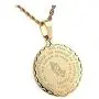 Fuqimanman2020 Bible Verse Prayer Necklace Christian Jewelry Gold Stainless Steel Praying Hands Coin Medal Pendant | Silver Gold Fuqimanman2020 Bible Verse Prayer Necklace Christian Jewelry Gold Stainless Steel Praying Hands Coin Medal Pendant | Silver Gold
